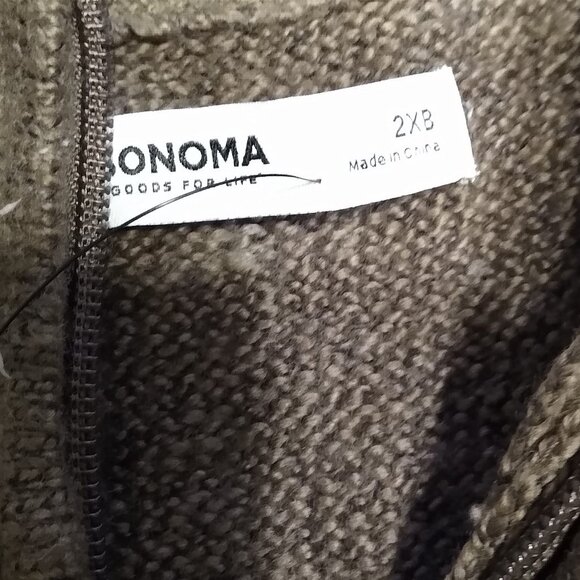 NWT Sonoma Big Men's Quarter Zip Sweater - Picture 4 of 5